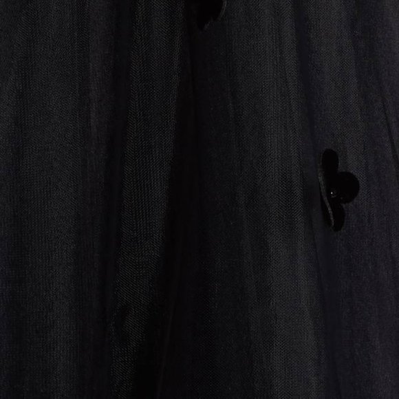 MAC DUGGAL 66346D FLORAL VELVET TRIM STRAPLESS BALL-GOWN sz 0 - Picture 5 of 10